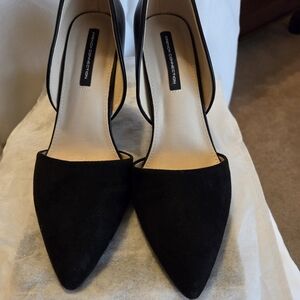 Leather & Suede Pumps